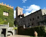 Antica torre e mura ricoperte d'edera, un gioiello tra i borghi da visitare vicino a Cecina.