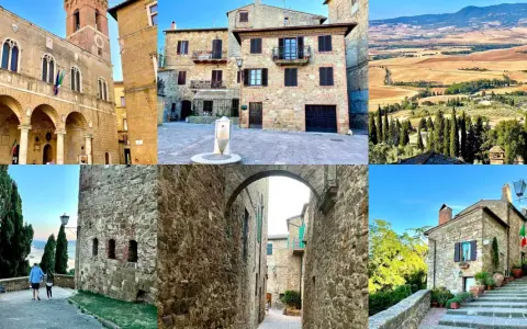 Pienza, borgo medievale, tra vicoli in pietra, piazze storiche e panorami mozzafiato sulla Val d'Orcia.