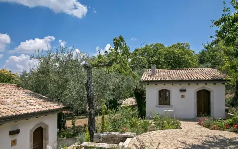 Un angolo di pace tra ulivi e fiori, ideale per scoprire i migliori agriturismi per bambini in Campania.